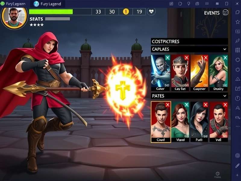 Fury Legend Champion character customization options